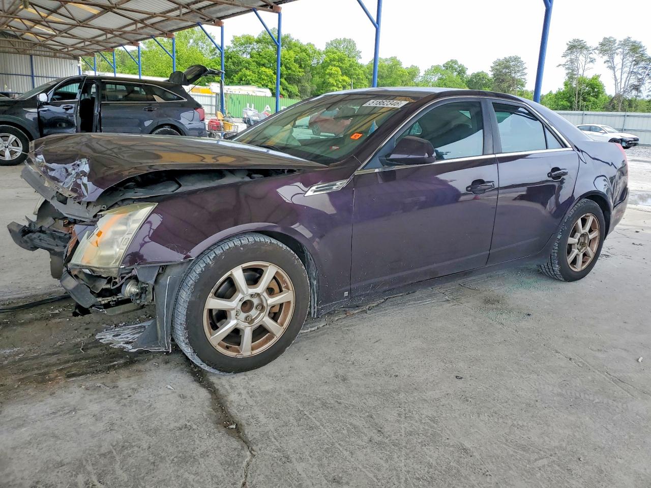 2009 Cadillac CTS RWD, VIN 1G6DF577190173381 — Front end