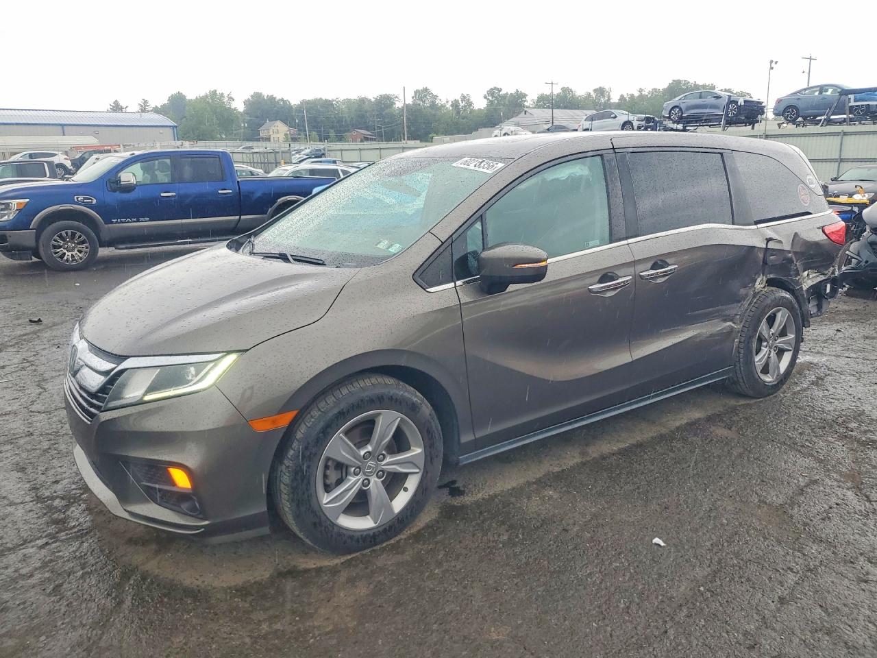 2020 Honda Odyssey EX-L, VIN 5FNRL6H73LB073310 — Rear end