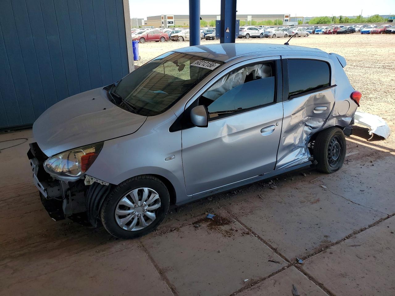 2020 Mitsubishi Mirage ES, VIN ML32A3HJ5LH004610 — Front end