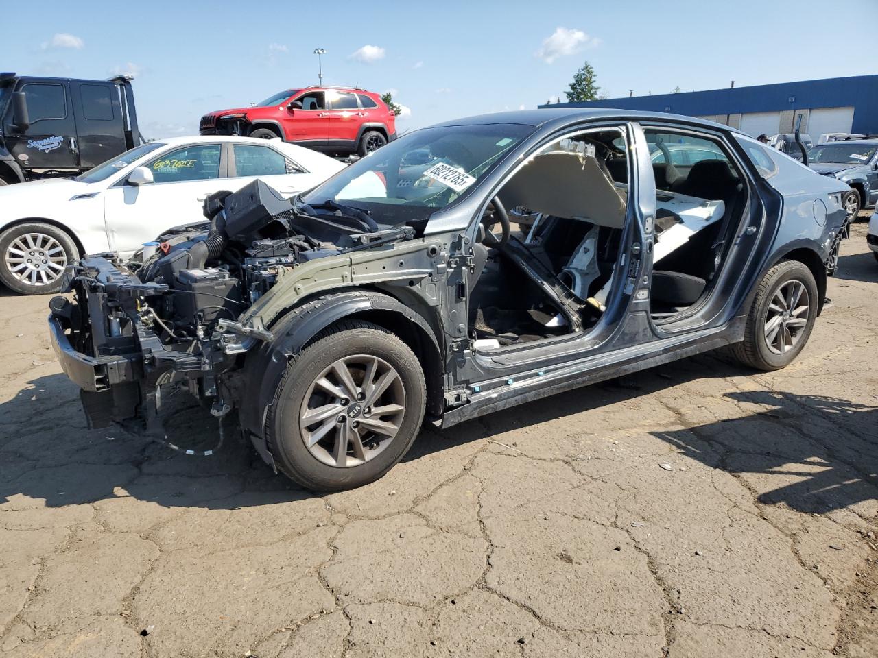 2020 Kia Optima SE, VIN 5XXGT4L32LG449007 — Stripped