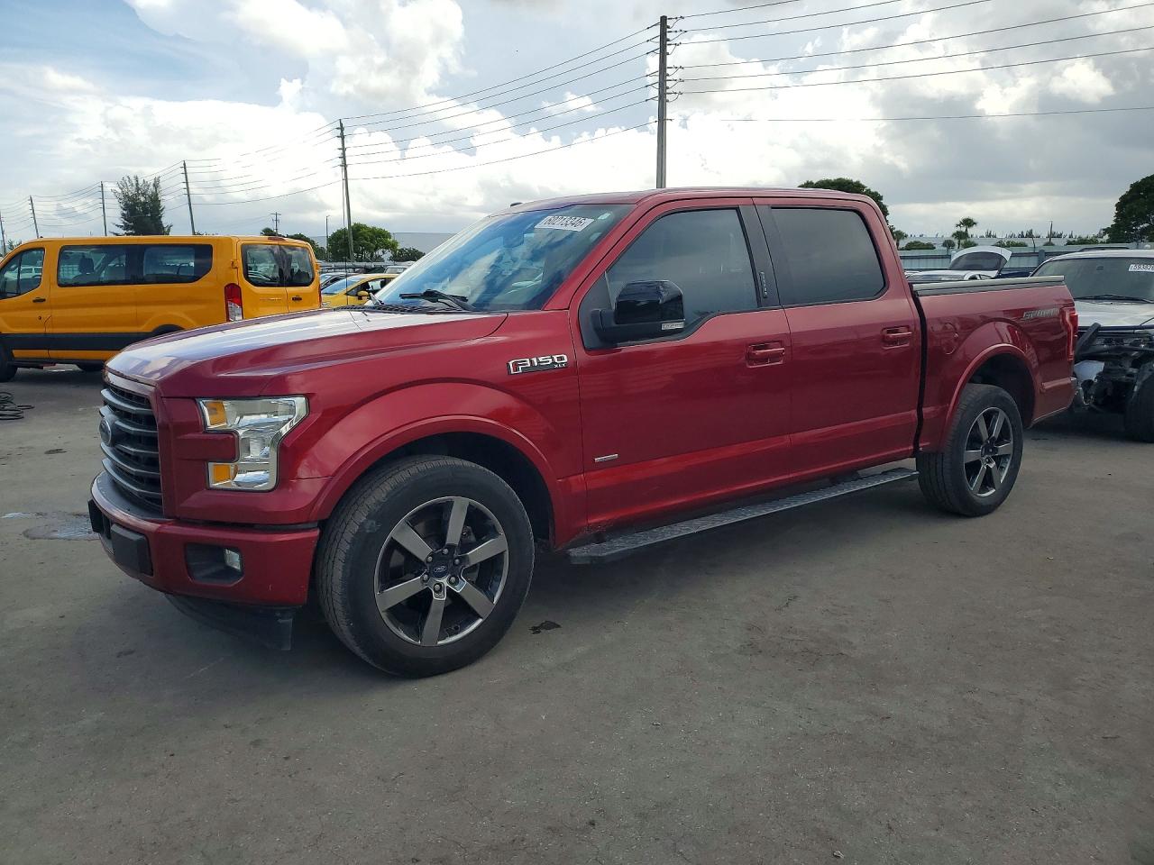 2017 Ford F-150 XL, VIN 1FTEW1CG1HFB74011 — Prior damage history