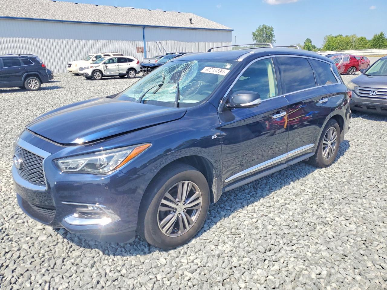 2020 Infiniti QX60 Luxe, VIN 5N1DL0MM2LC512055 — Vandalism
