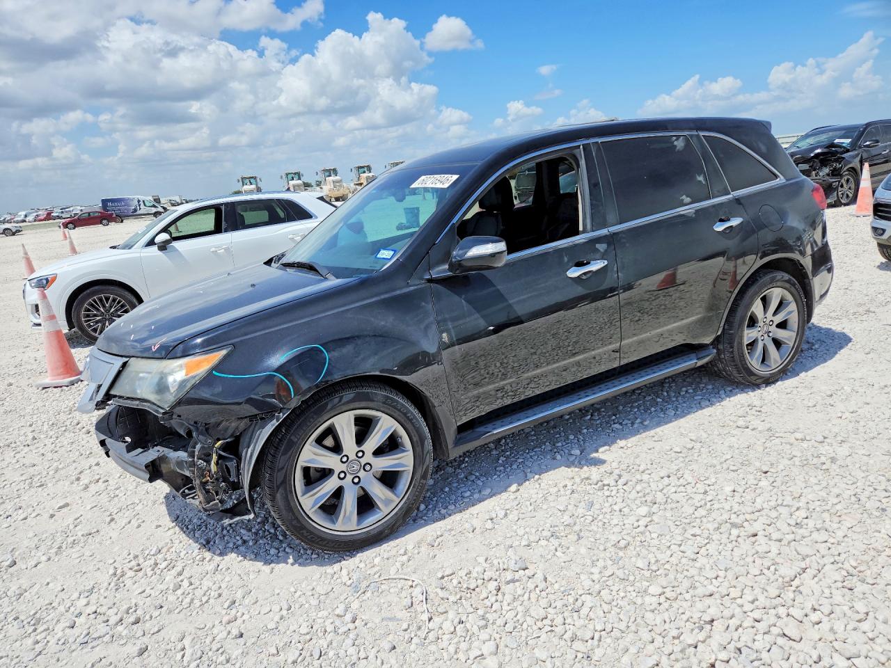 2012 Acura MDX Advance, VIN 2HNYD2H64CH508168 — Front end