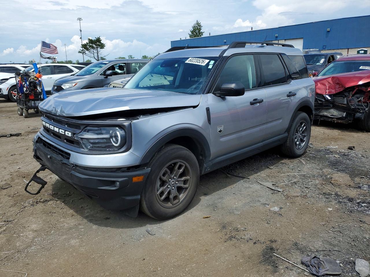 2023 Ford Bronco Sport Big Bend, VIN 3FMCR9B60PRE11137 — Front end