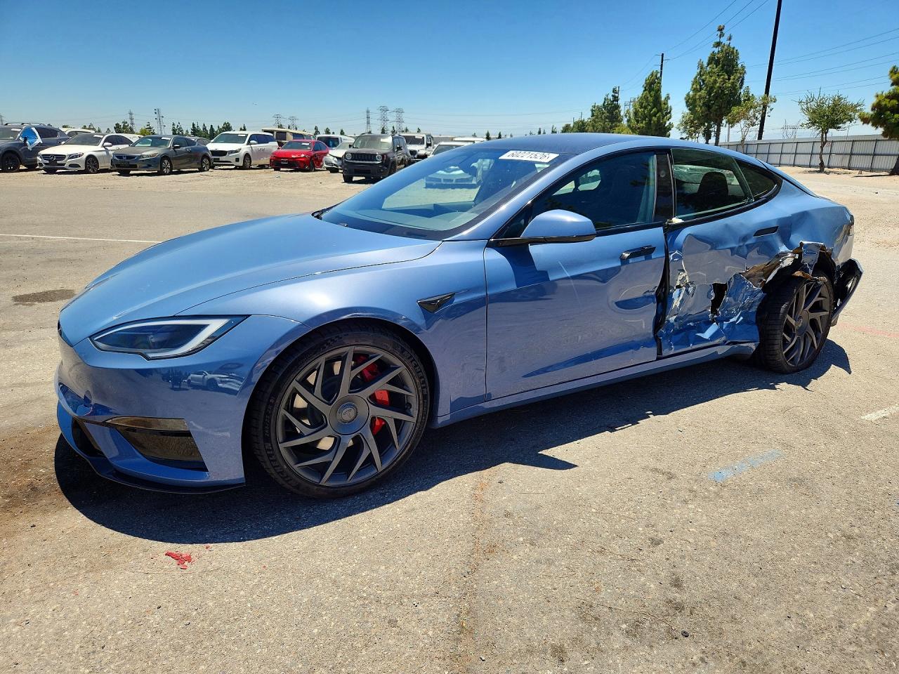 2026 Tesla Model S Plaid, VIN 5YJSA1E69TF555690 — Rear end