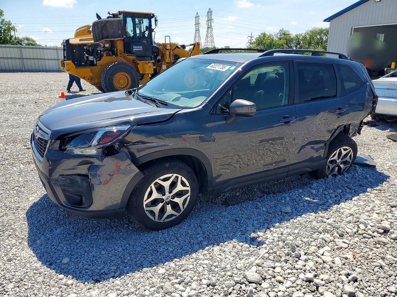 2021 Subaru Forester Premium, VIN JF2SKAFC0MH447303 — Rear end