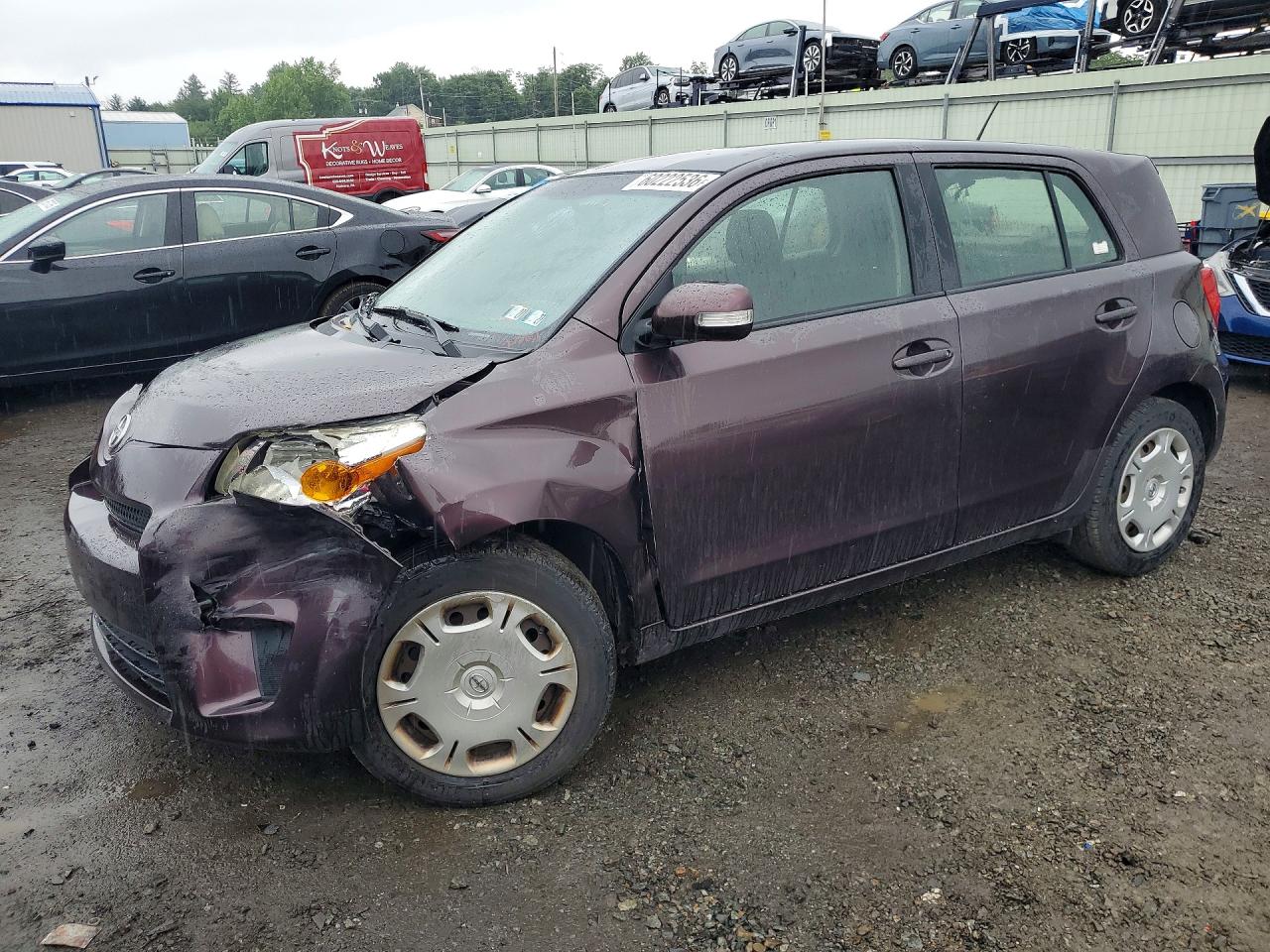 2010 Scion xD, VIN JTKKU4B47AJ055019 — Front end