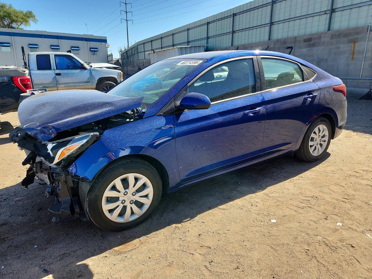2022 Hyundai Accent SEL, VIN 3KPC24A68NE163608 — Front end
