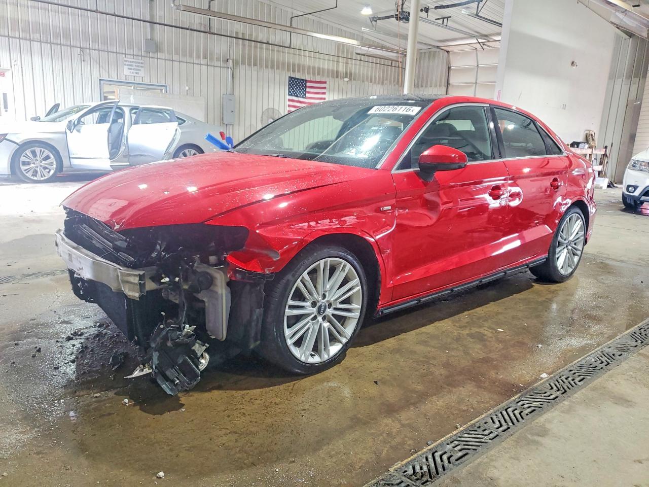 2017 Audi A3 Premium Plus, VIN WAUJ8GFF9H1066566 — Front end
