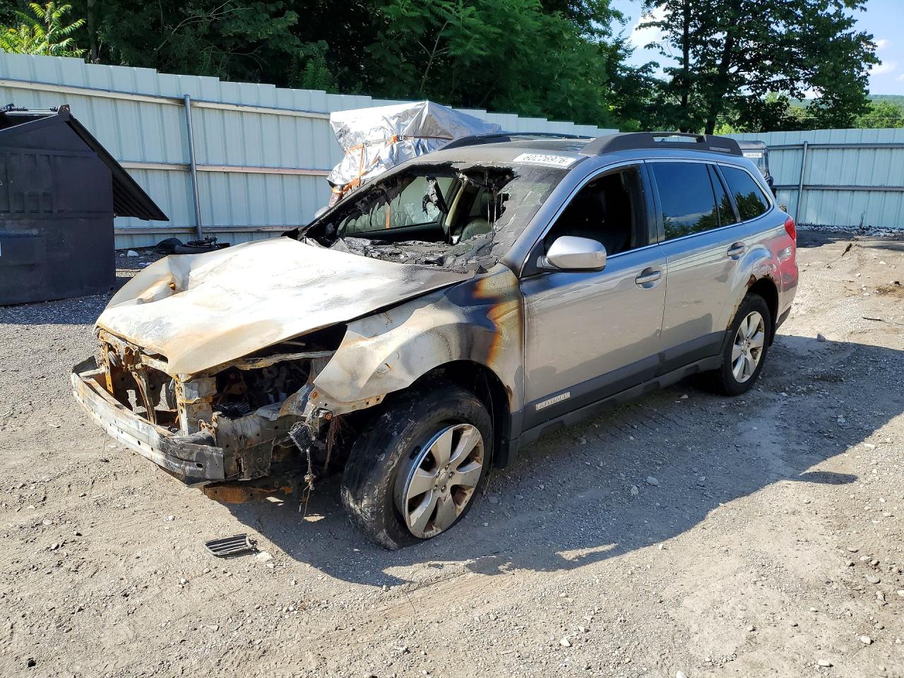 2011 Subaru Outback Limited Power Moon, VIN 4S4BRBKC4B3372228 — Burn