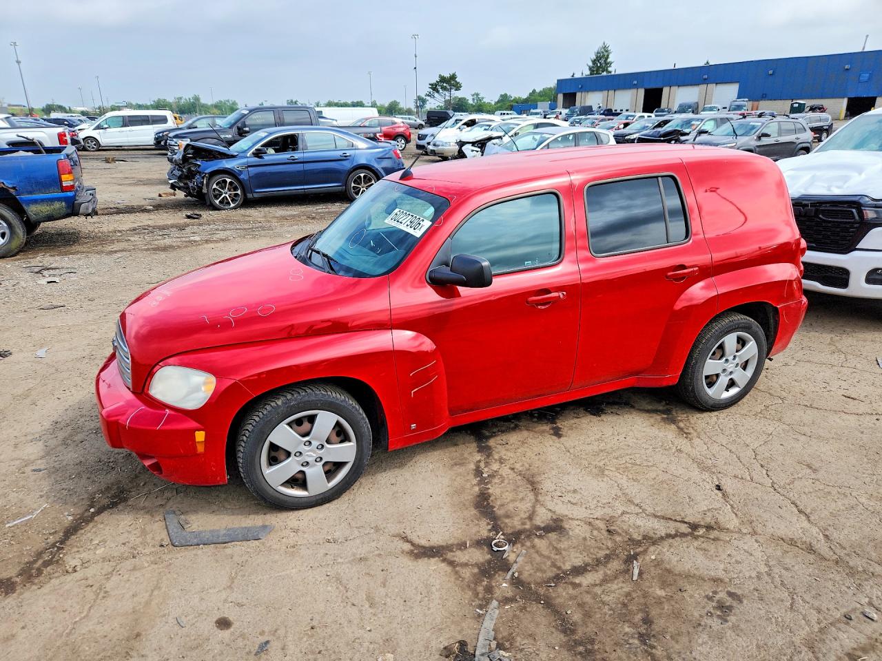 2009 Chevrolet HHR LS, VIN 3GNCA13B19S563519 — Rear end