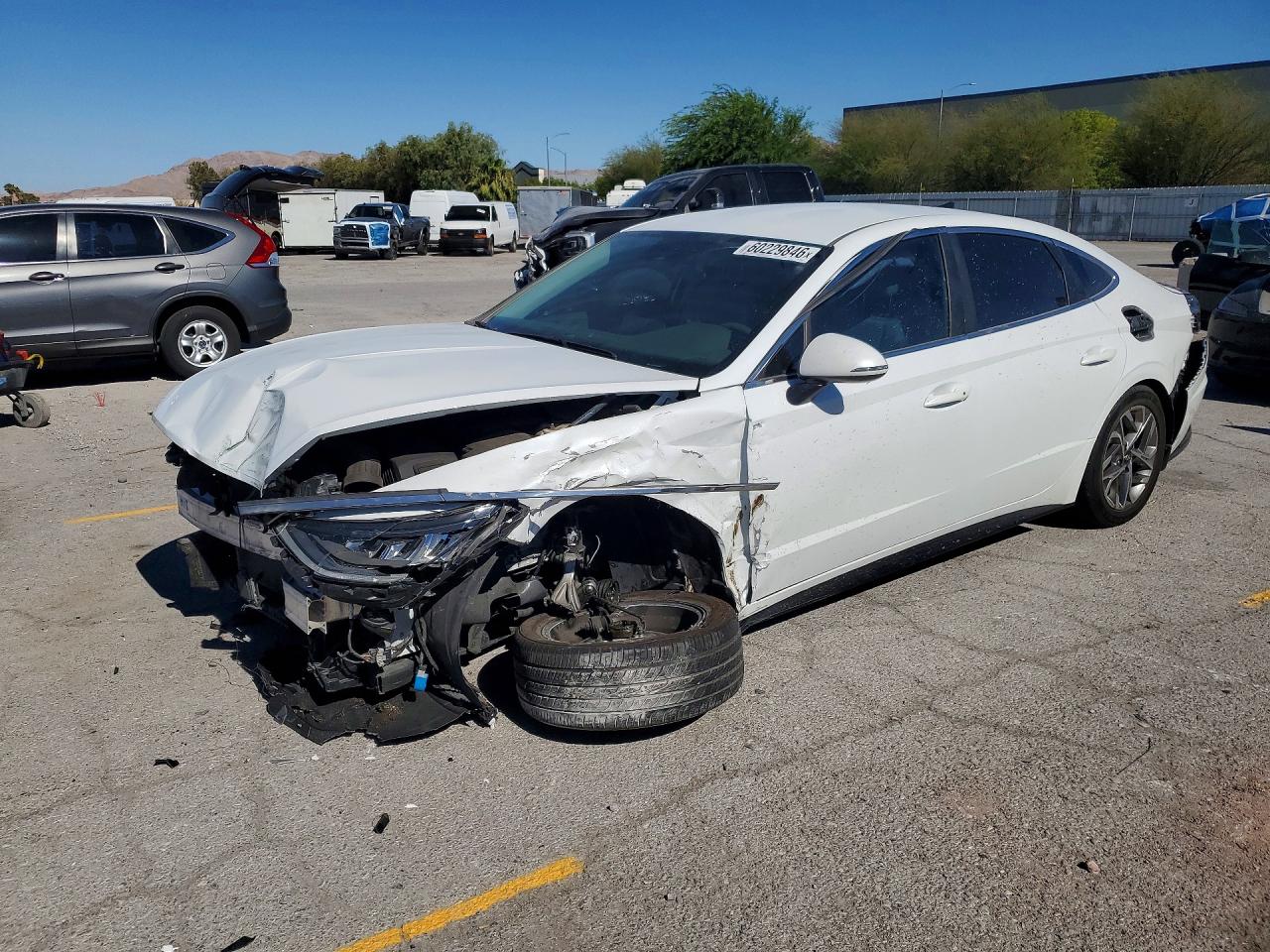 2021 Hyundai Sonata SEL, VIN 5NPEL4JA7MH091661 — Перед