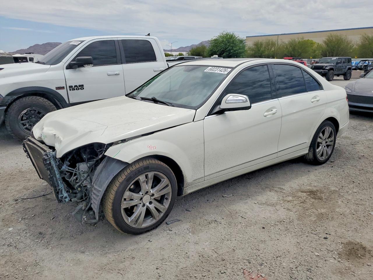 2009 Mercedes-Benz C 300 Sport, VIN WDDGF54X89F232072 — Front end