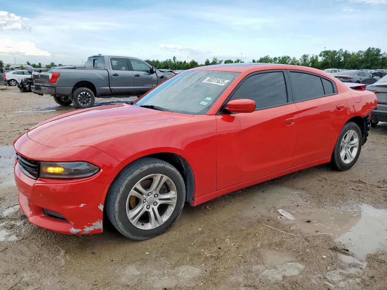 2021 Dodge Charger SXT, VIN 2C3CDXBG4MH511012 — Rear end