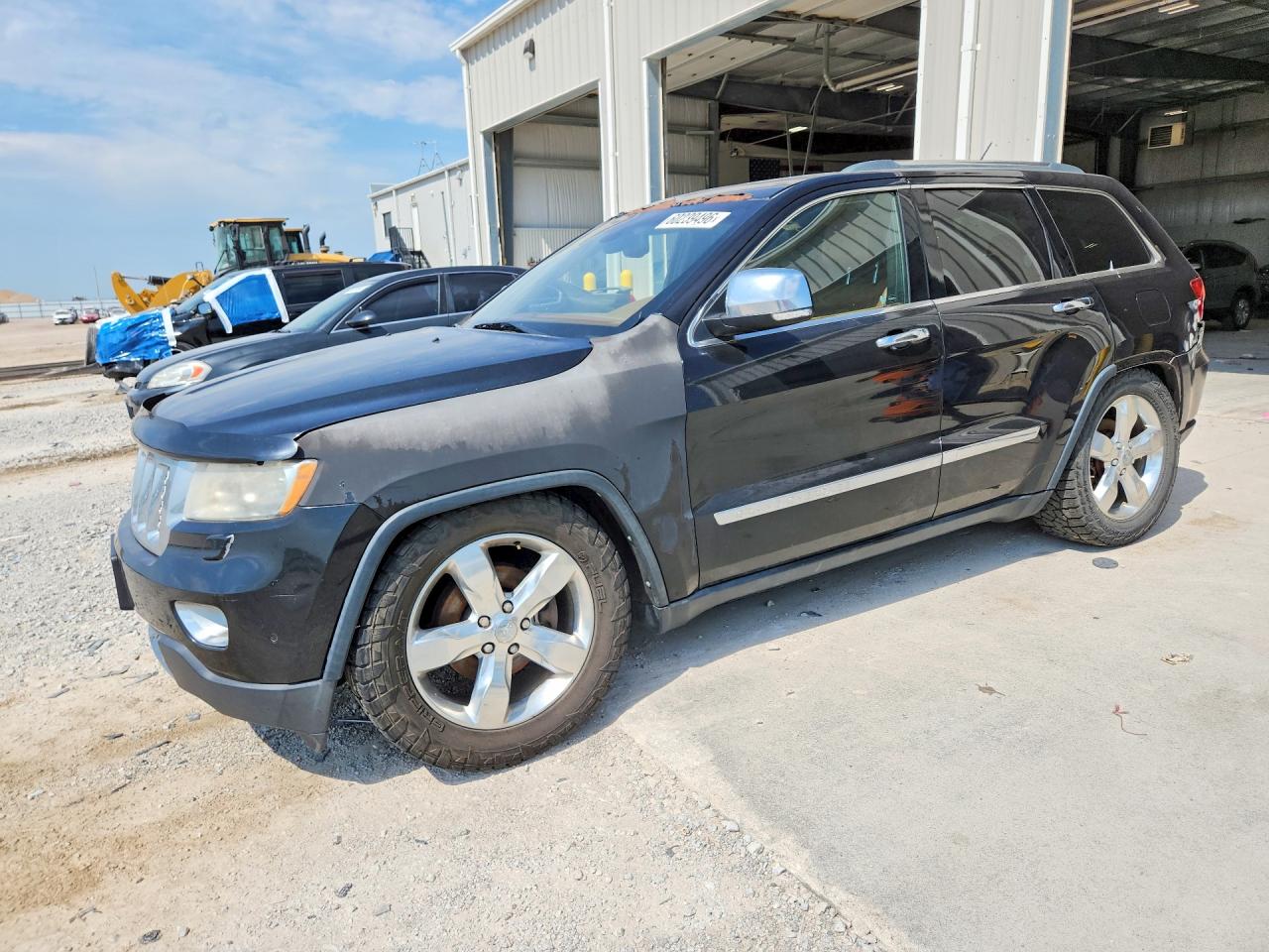 2013 Jeep Grand Cherokee Overland, VIN 1C4RJFCG2DC654518 — Rear end