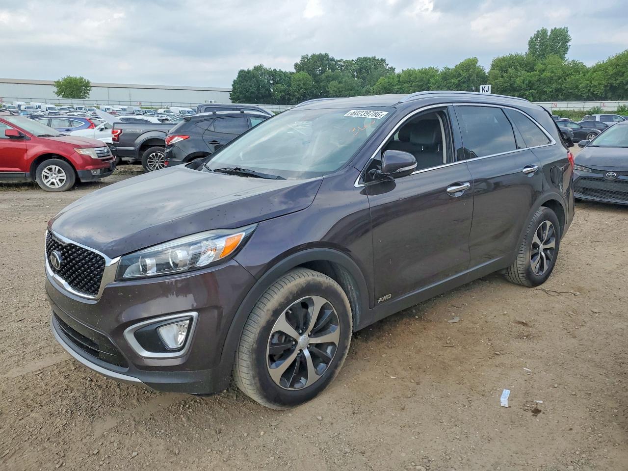 2017 Kia Sorento EX, VIN 5XYPHDA12HG278829 — Rear end