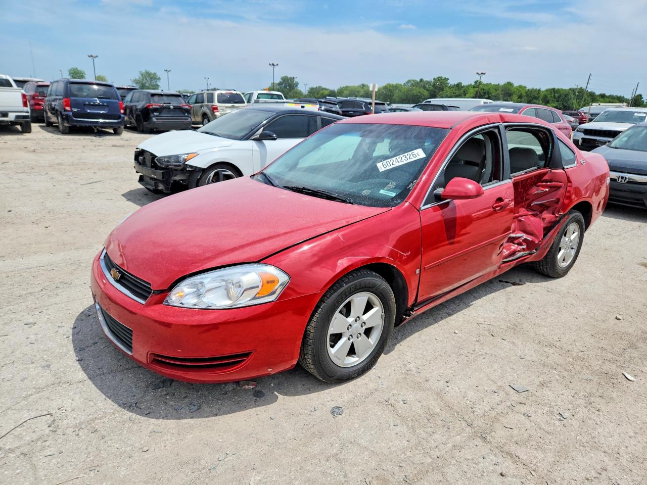 2008 Chevrolet Impala LT, VIN 2G1WT55N681312724 — Side