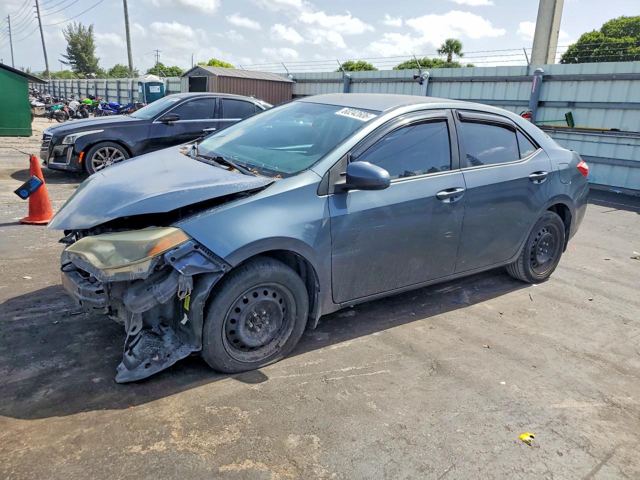 2014 Toyota Corolla S Plus, VIN 5YFBURHE5EP126045 — Undercarriage