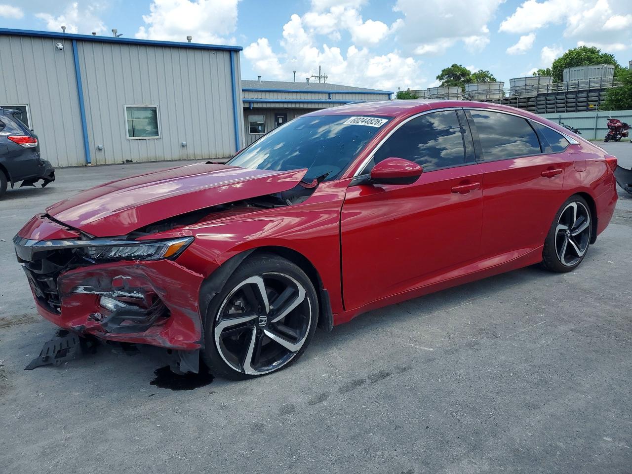 2018 Honda Accord Sport, VIN 1HGCV1F32JA083496 — Front end