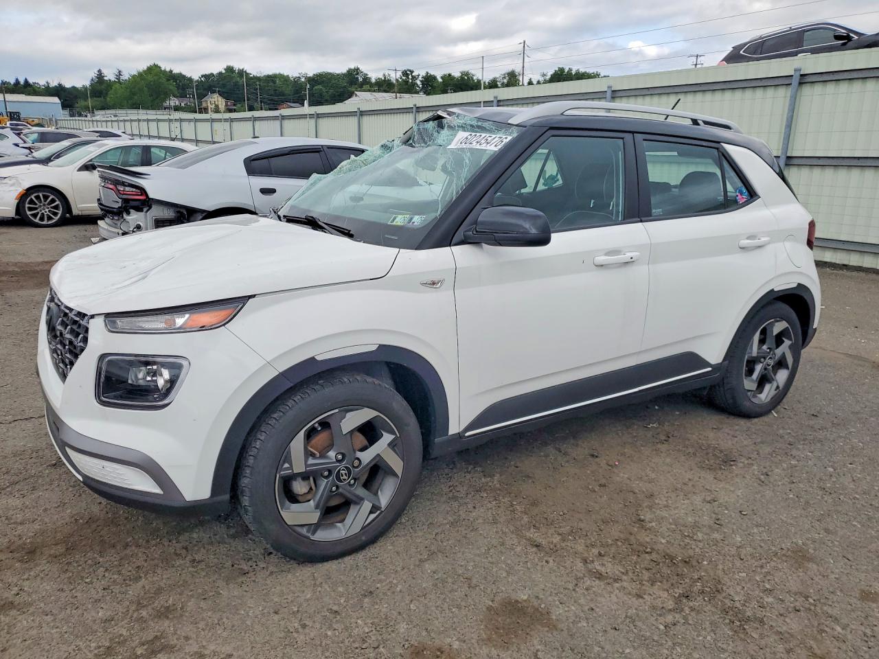 2023 Hyundai Venue SEL, VIN KMHRC8A35PU278199 — Крыша