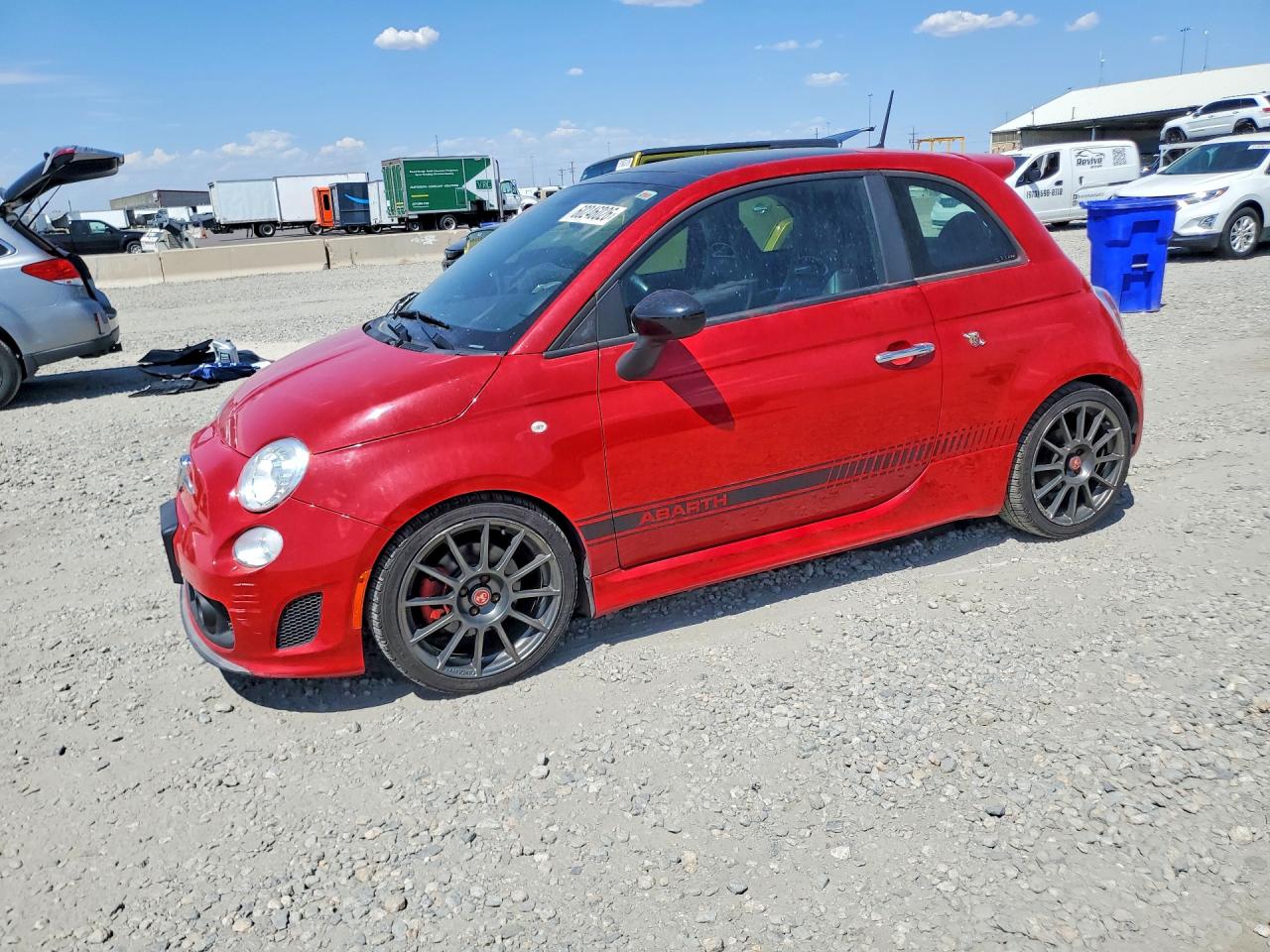 2012 FIAT 500 Abarth, VIN 3C3CFFFH3CT313891 — Hail