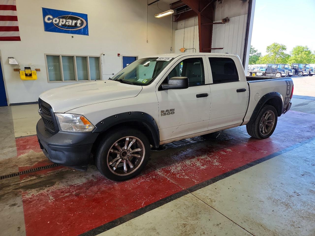 2016 Ram 1500 Tradesman, VIN 1C6RR7KM9GS229272 — Engine fire
