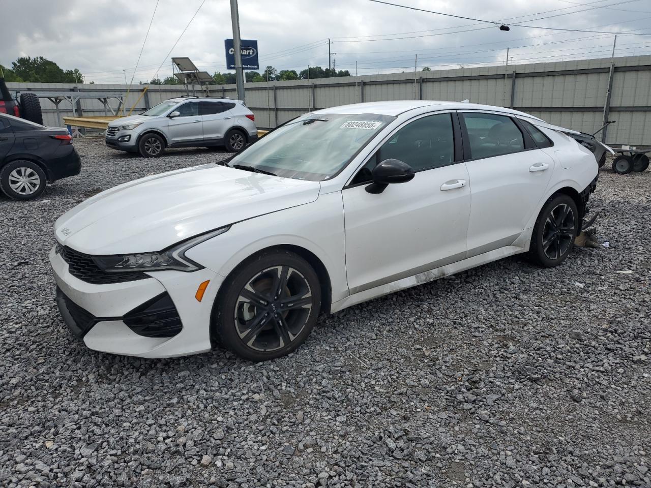 2022 Kia K5 GT-Line, VIN 5XXG64J25NG154598 — Rear end