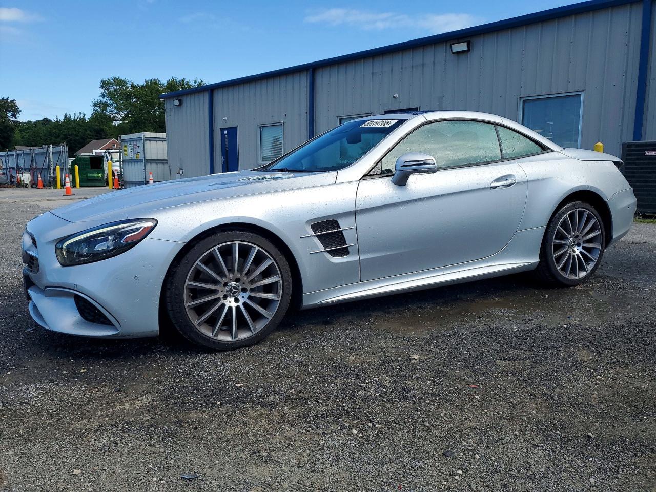2018 Mercedes-Benz SL 550, VIN WDDJK7DA2JF050042 — Rear end