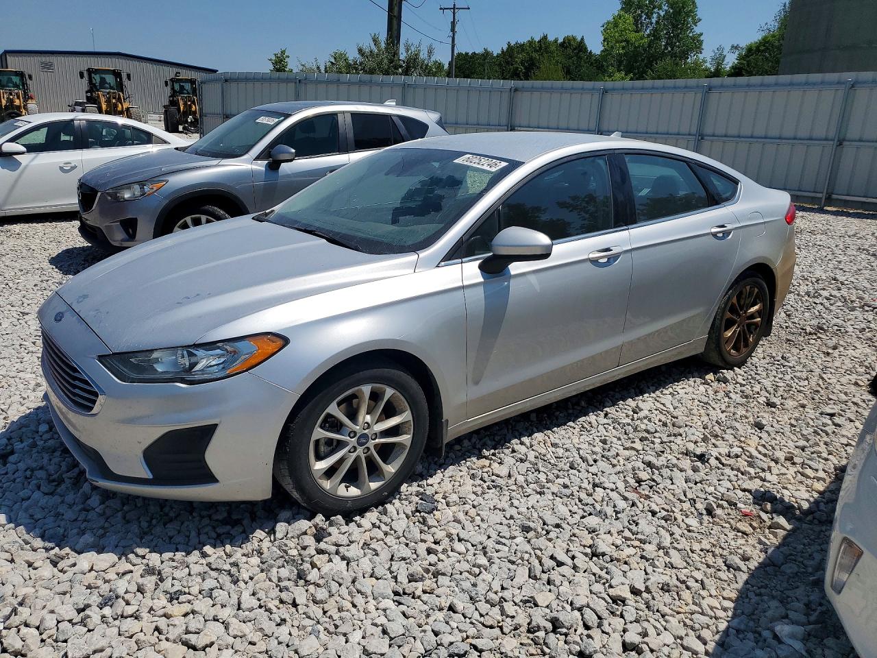 2019 Ford Fusion SE, VIN 3FA6P0HD4KR168648 — Rear end