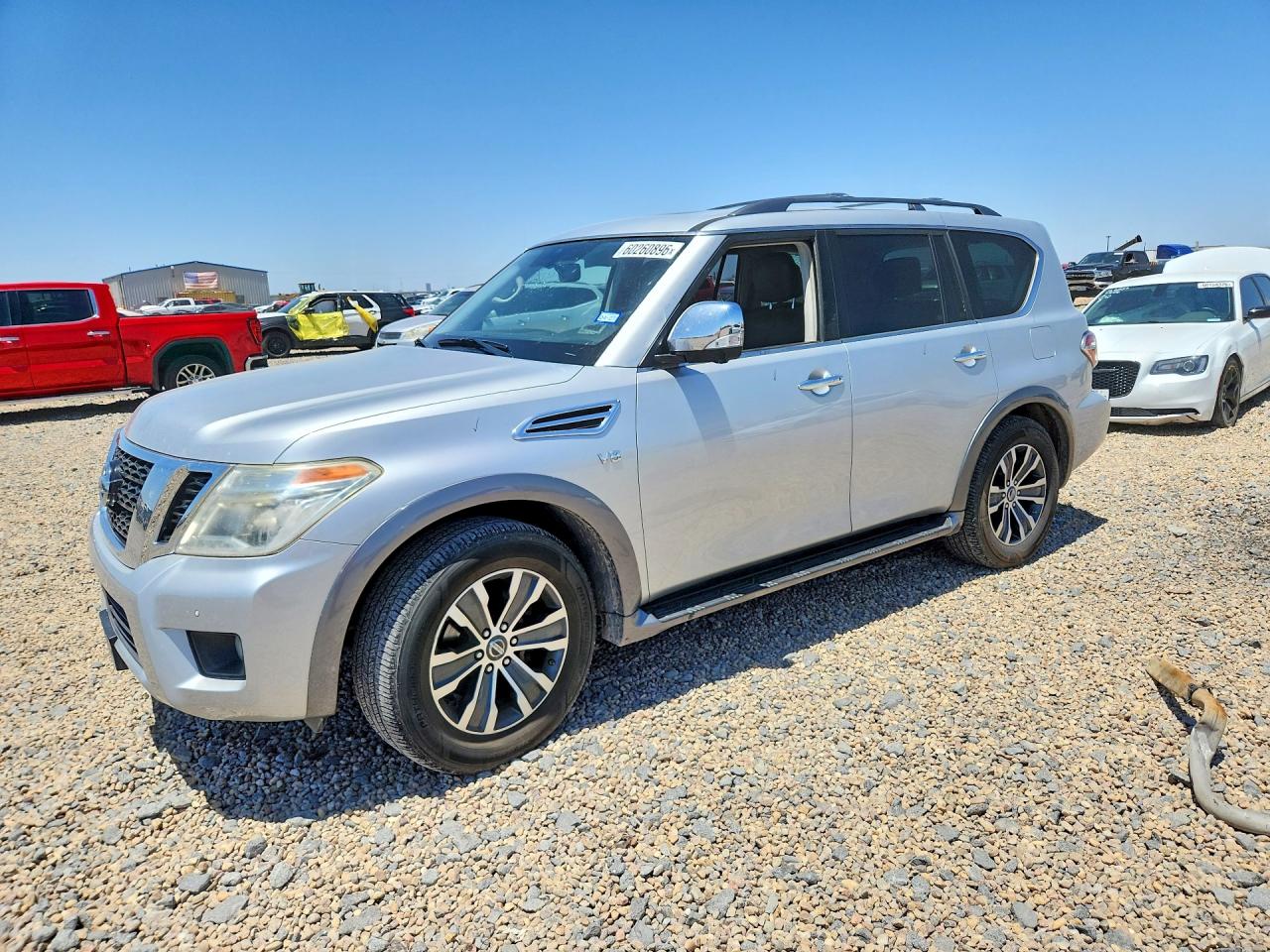 2018 Nissan Armada SV, VIN JN8AY2ND7J9051047 — Rear end