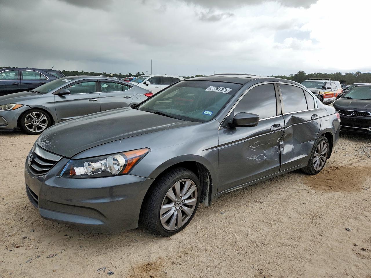 2011 Honda Accord EX-L, VIN 1HGCP2F86BA079075 — Engine fire