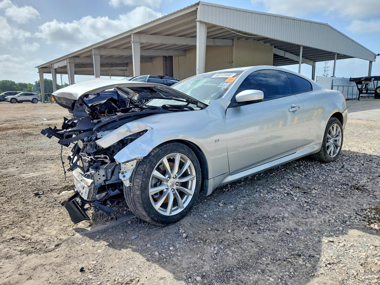 2014 Infiniti Q60 Journey, VIN JN1CV6EK8EM112107 — Front end