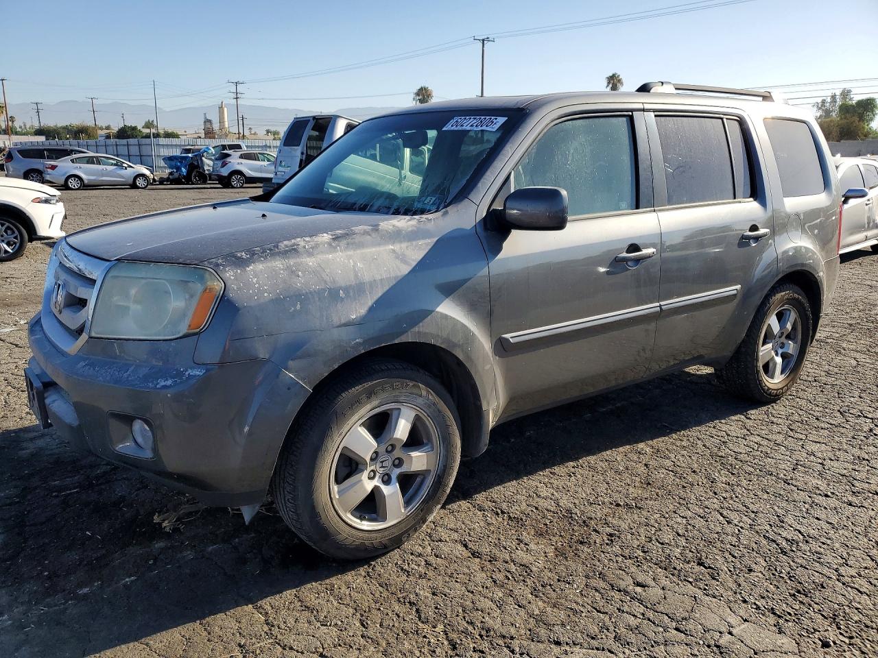 2010 Honda Pilot EX-L, VIN 5FNYF4H67AB037776 — Engine fire