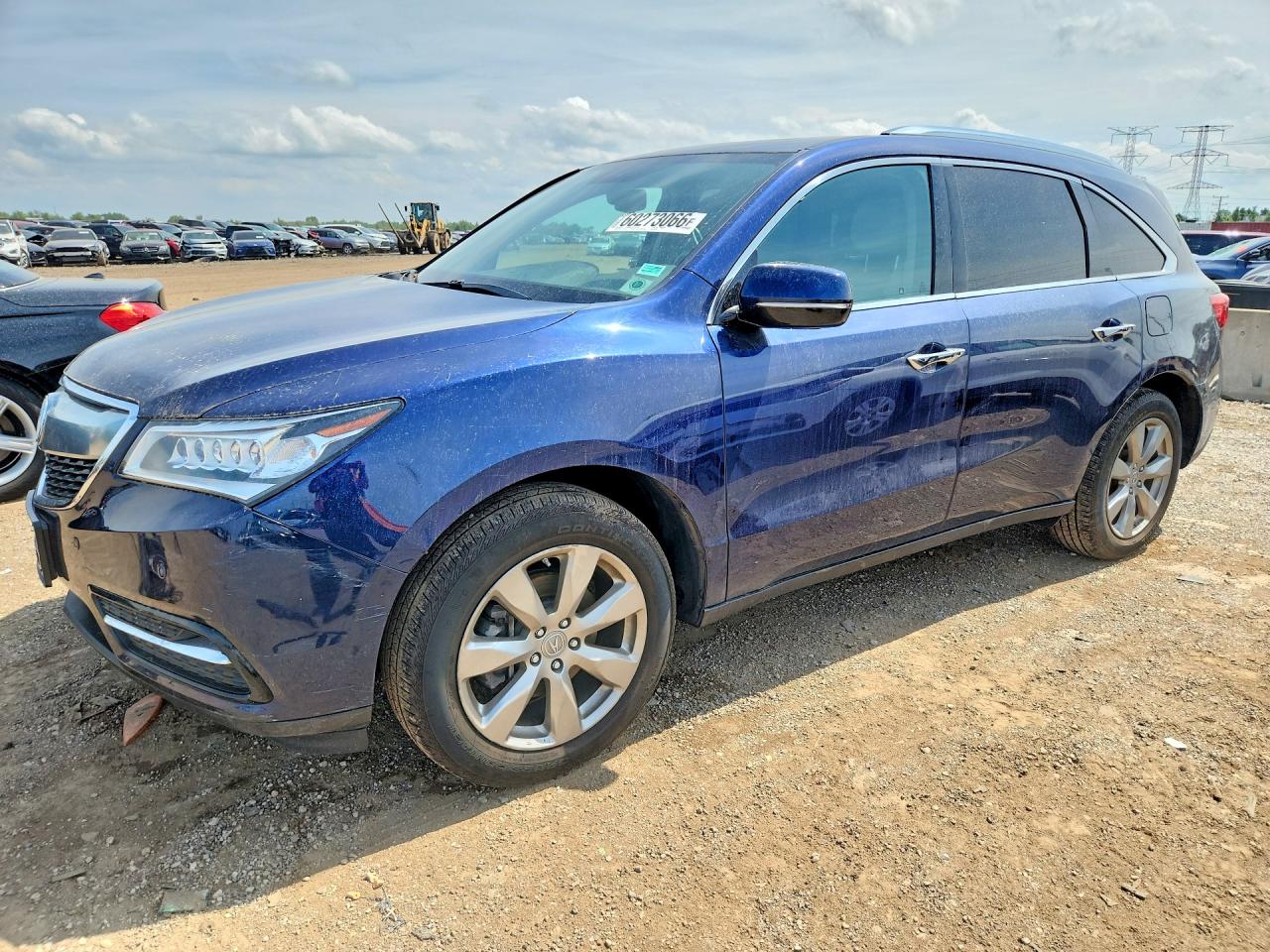 2015 Acura MDX Advance, VIN 5FRYD4H85FB004434 — Water / flood