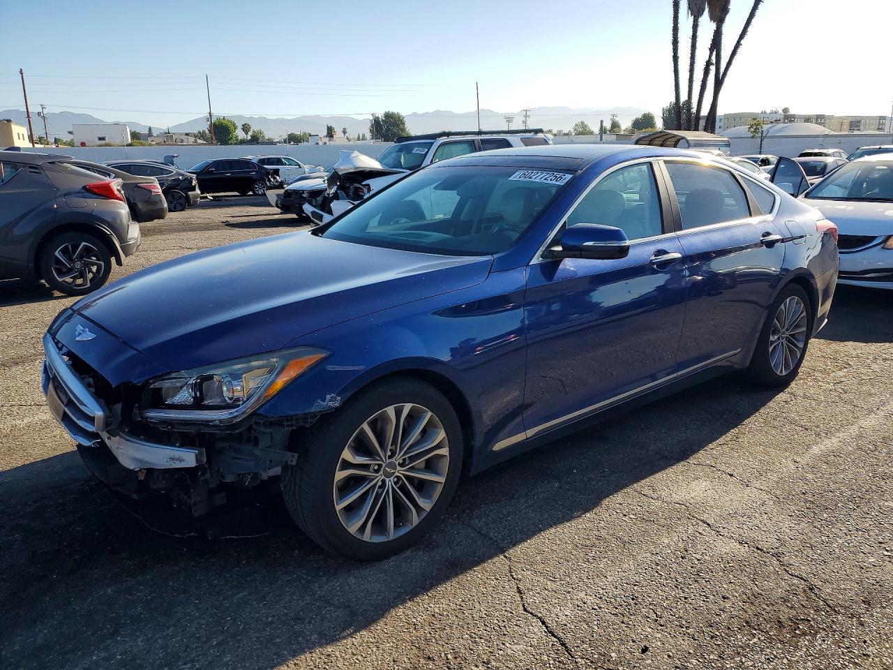 2015 Hyundai Genesis 3.8L, VIN KMHGN4JE4FU090333 — Перед