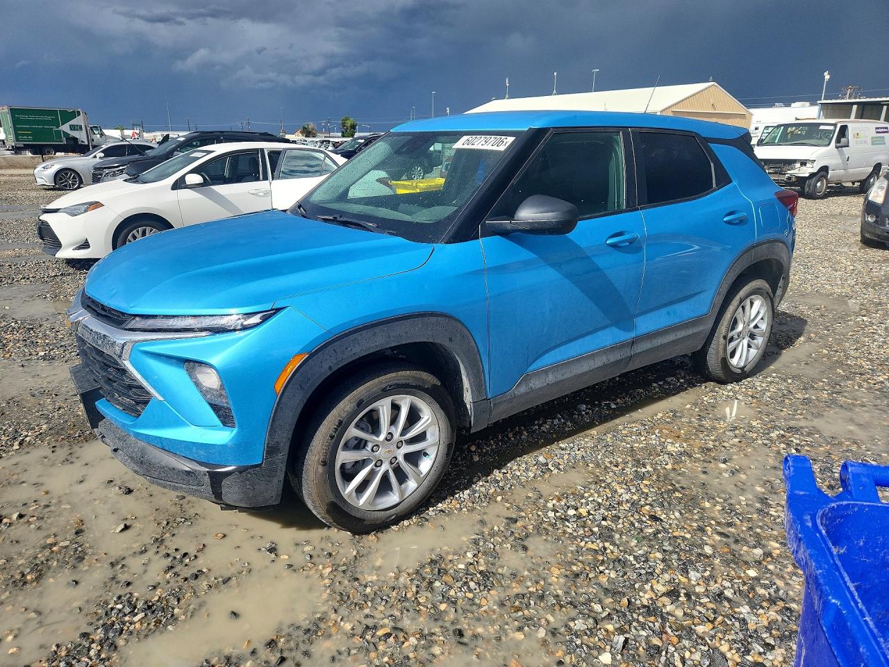 2025 Chevrolet TrailBlazer LS, VIN KL79MNSL8SB097453 — Hail