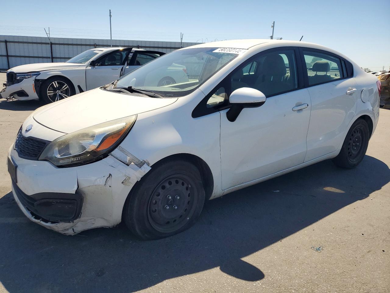 2013 Kia Rio LX, VIN KNADM4A36D6154377 — Front end