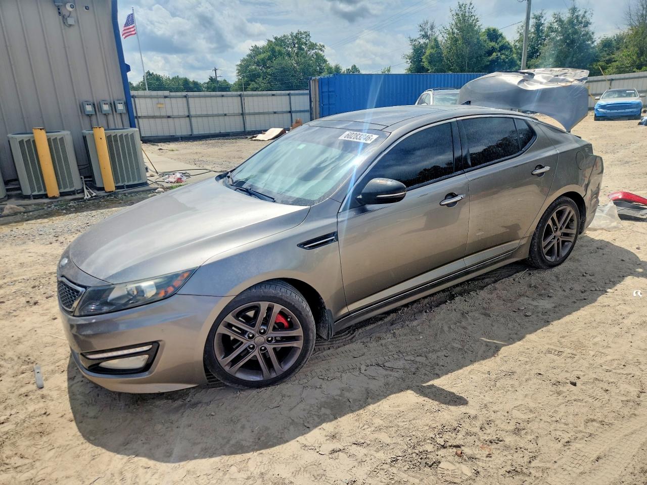 2013 Kia Optima SX, VIN 5XXGR4A61DG213641 — Rear end