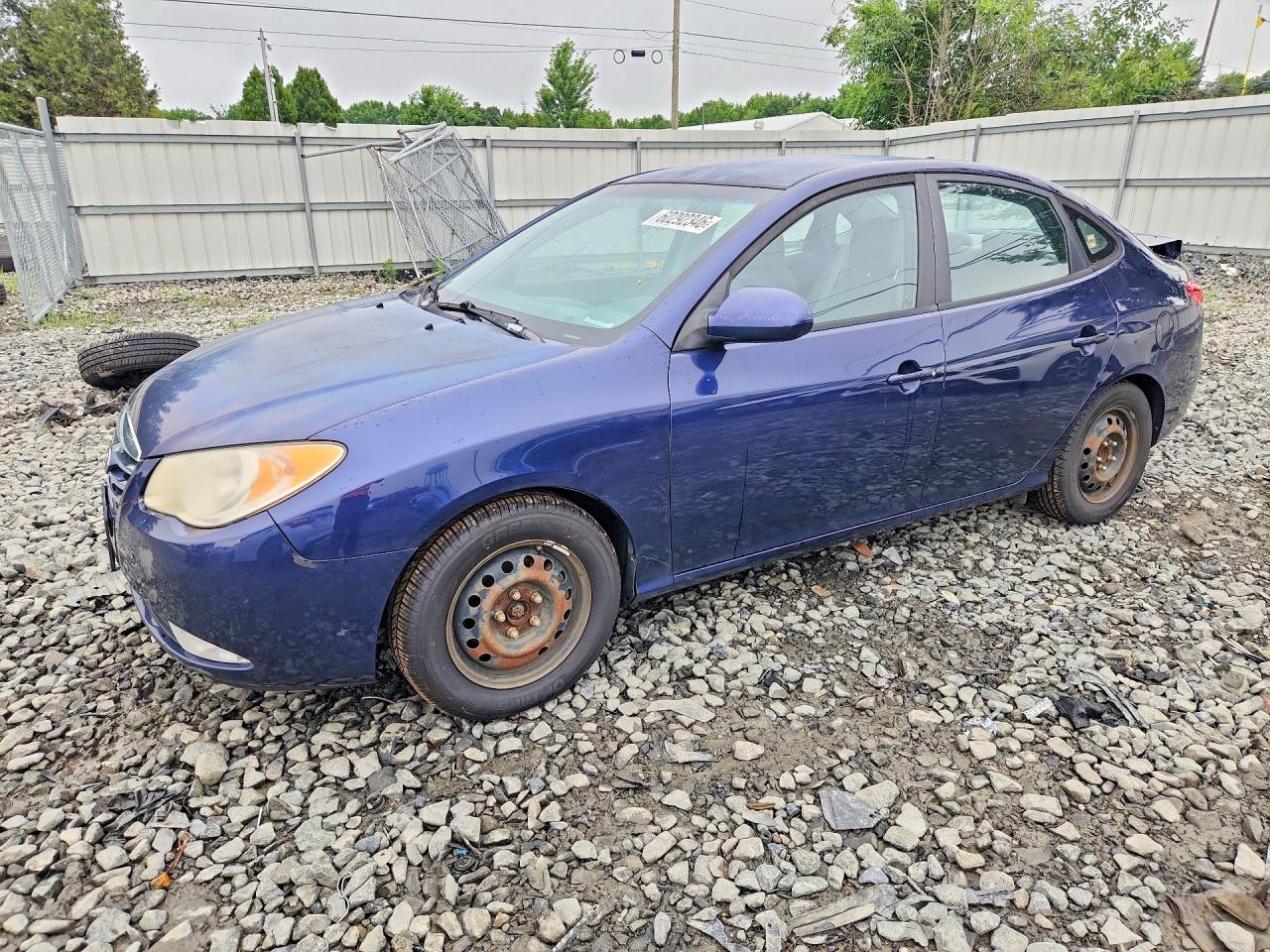 2010 Hyundai Elantra GLS, VIN KMHDU4AD3AU990498 — Rear end