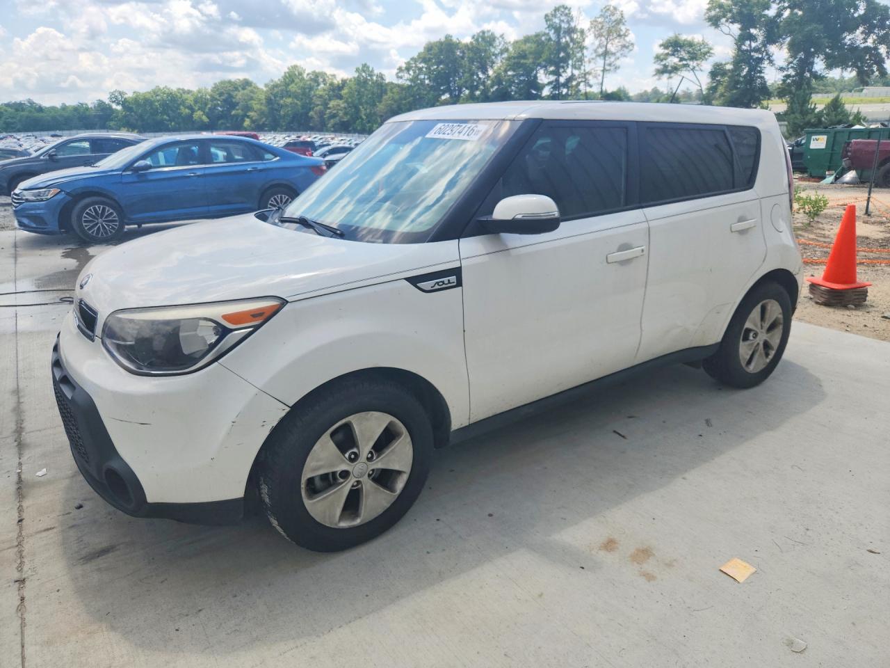 2014 Kia Soul +, VIN KNDJP3A56E7047723 — Minor dents and scratches