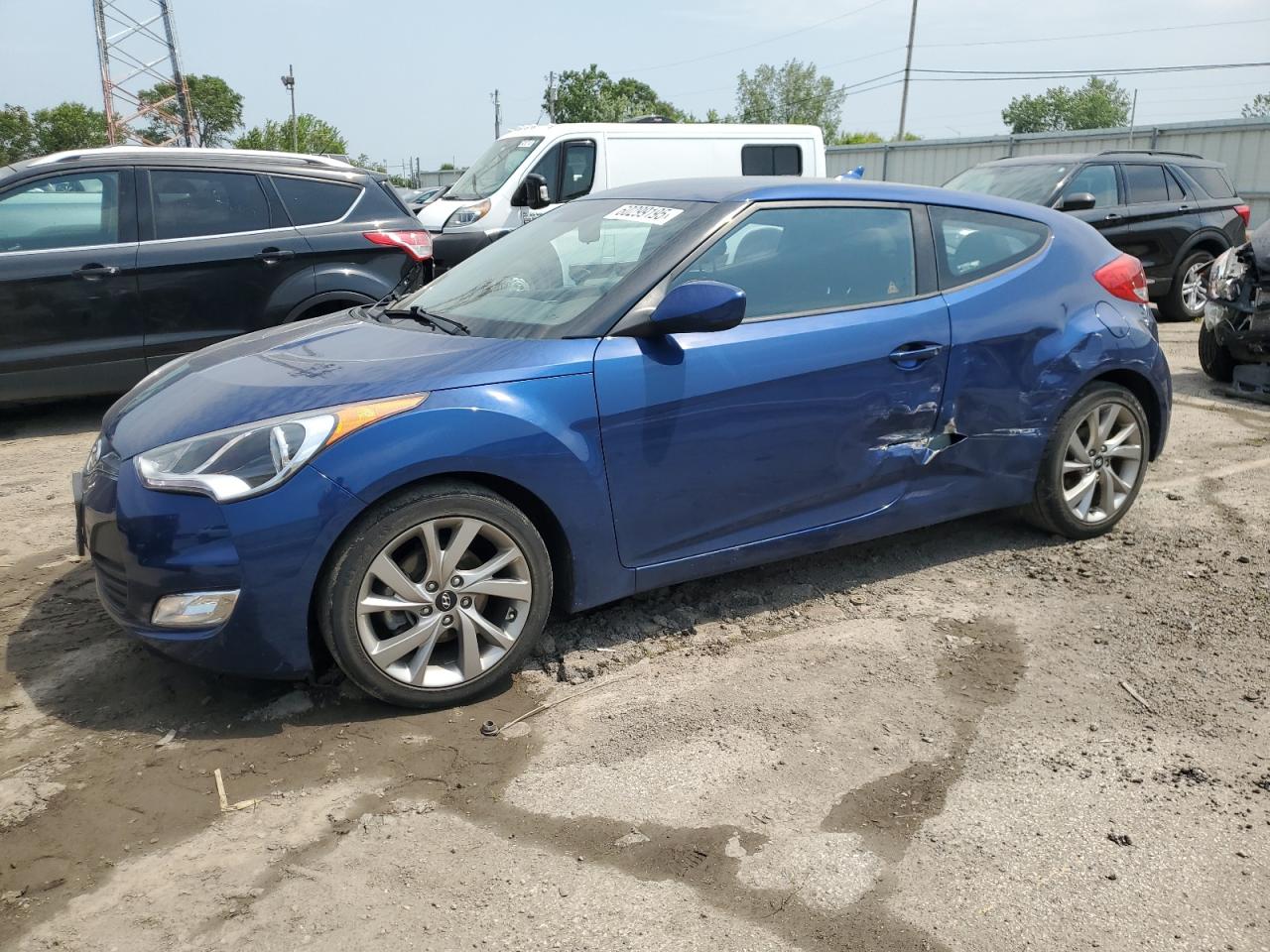 2017 Hyundai Veloster, VIN KMHTC6AD0HU318029 — Side