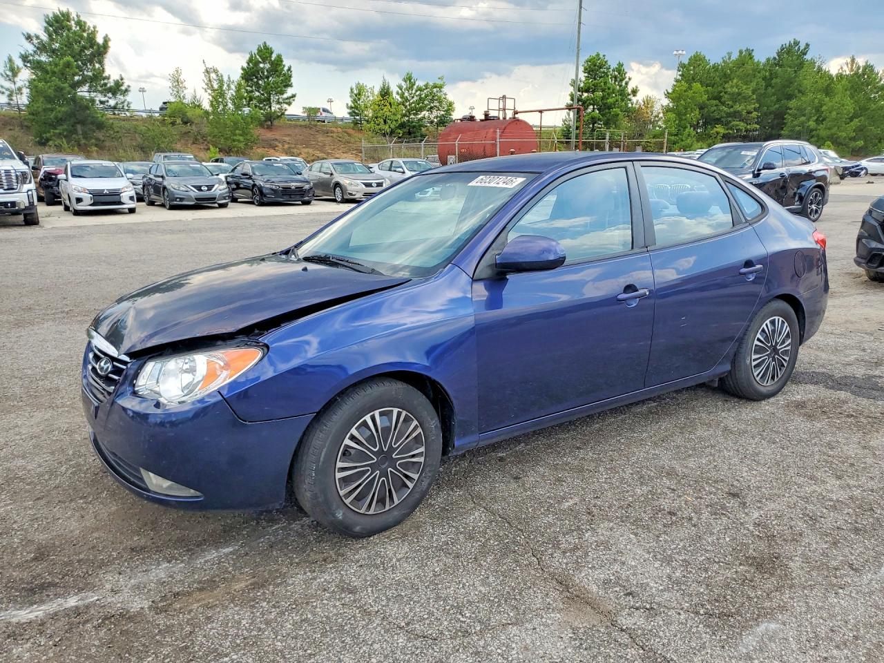 2010 Hyundai Elantra GLS, VIN KMHDU4AD5AU014724 — Rear end