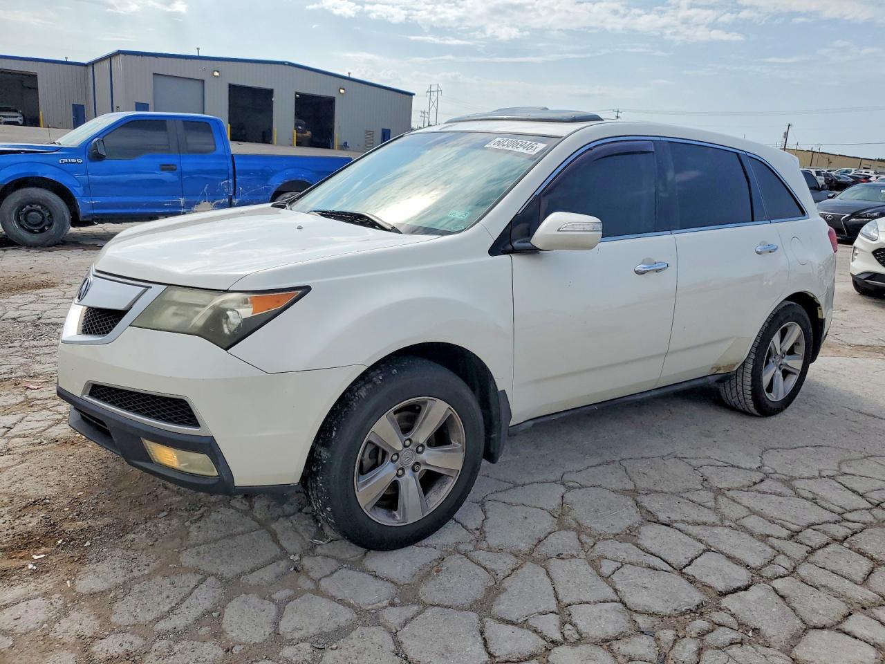 2010 Acura MDX Technology, VIN 2HNYD2H4XAH512186 — Side