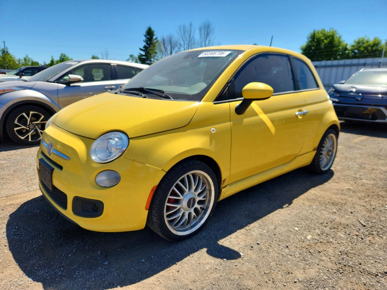2012 FIAT 500 Sport, VIN 3C3CFFBR9CT195196 — Front end