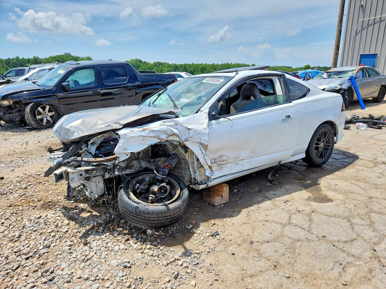 2005 Acura RSX, VIN JH4DC54845S001054 — Front end