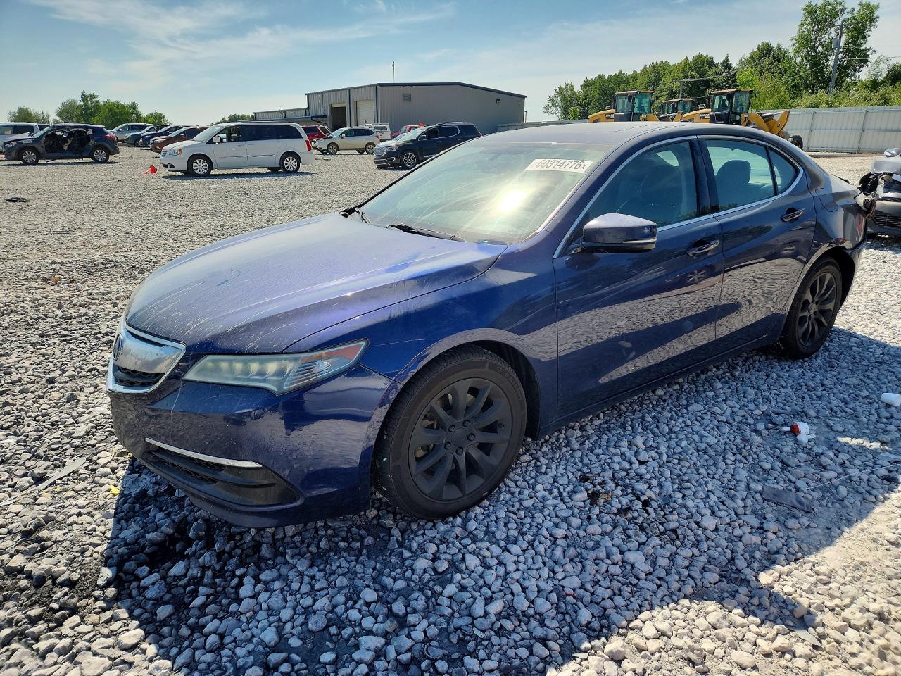 2017 Acura TLX, VIN 19UUB1F38HA009460 — Rear end