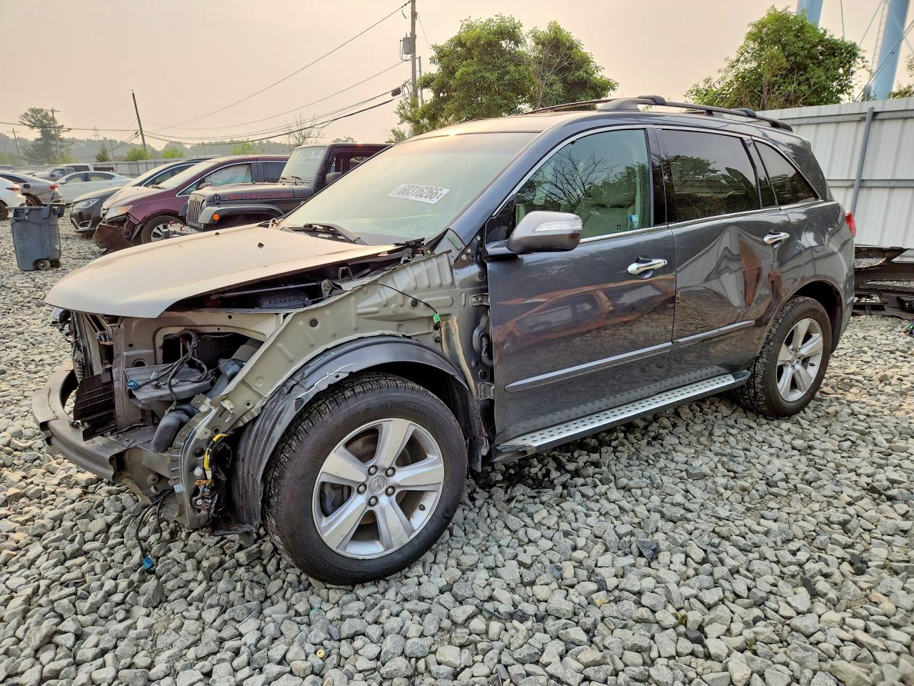 2011 Acura MDX, VIN 2HNYD2H27BH500707 — Side