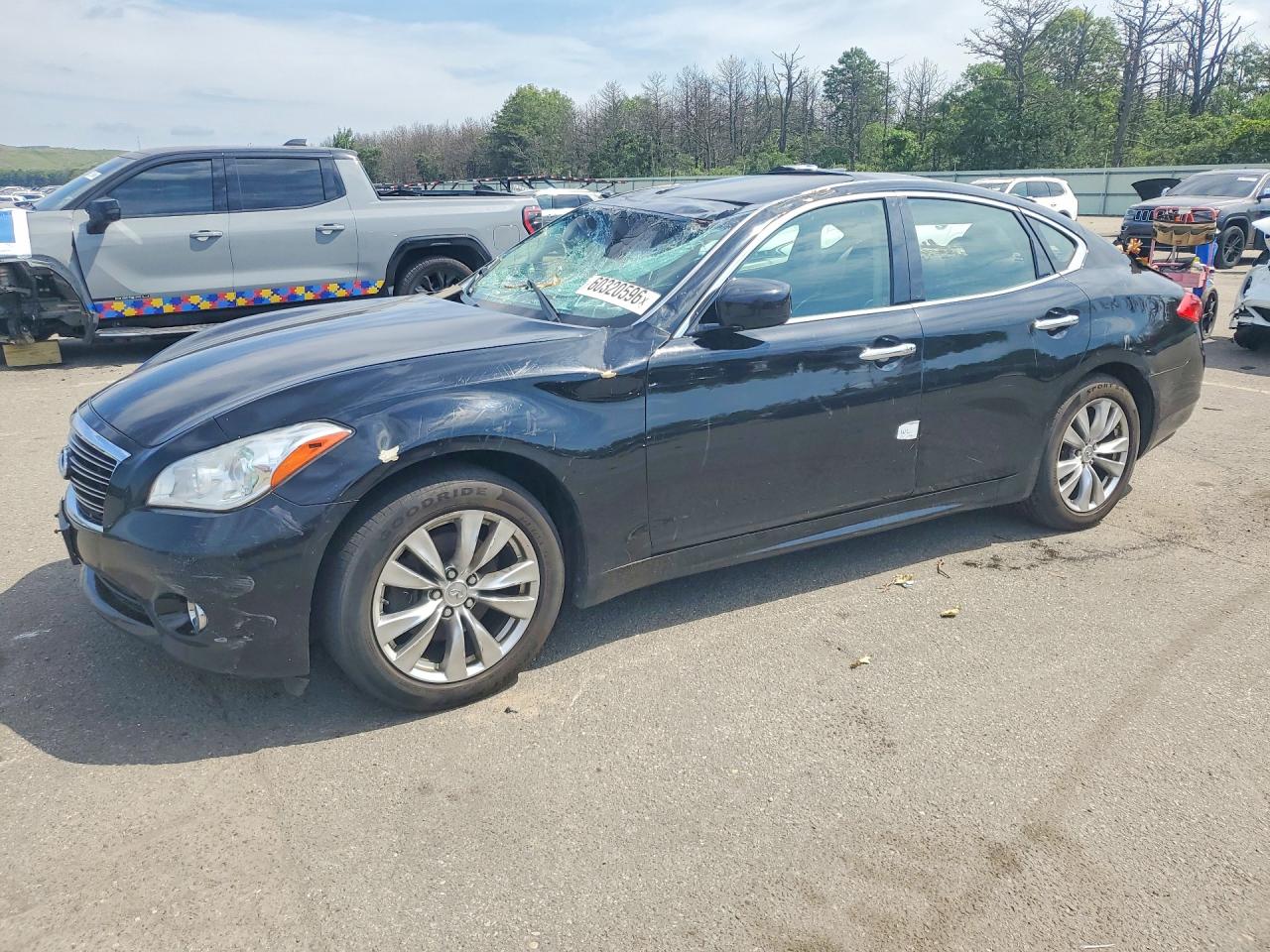 2013 Infiniti M, VIN JN1BY1AR8DM601890 — Roof