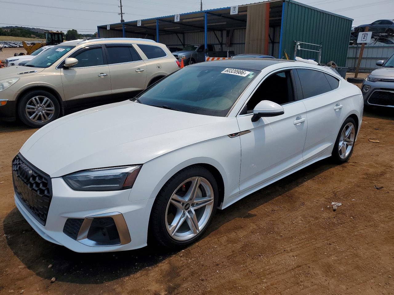 2022 Audi A5 Sportback S line Premium, VIN WAUDACF5XNA032908 — Hail