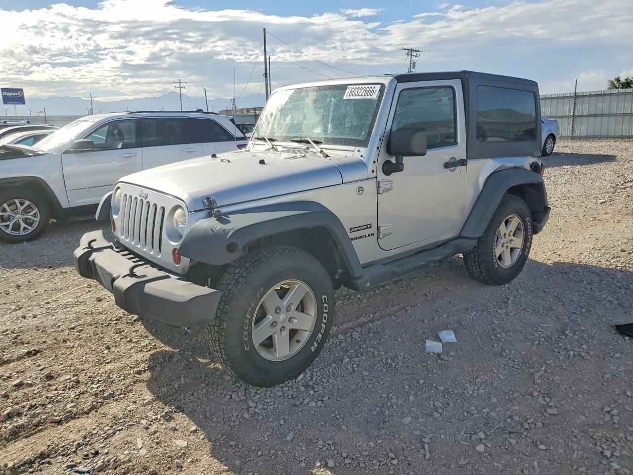 2012 Jeep Wrangler Sport, VIN 1C4AJWAG0CL265889 — Rear end
